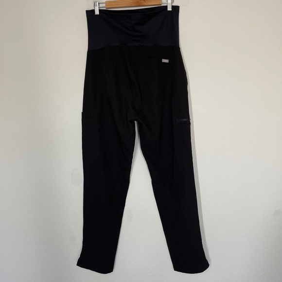 Figs Maternity Scrub Pants Women's M Yola Cargo Straight Over Belly Stretch - Picture 6 of 12